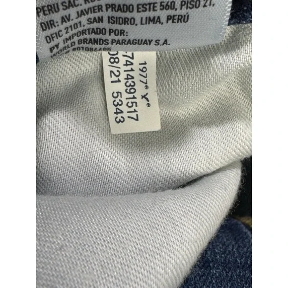 American Eagle Airflex+ Jeans Men 32x34 Blue Stone Wash Slim Whisker Denim - Picture 10 of 10